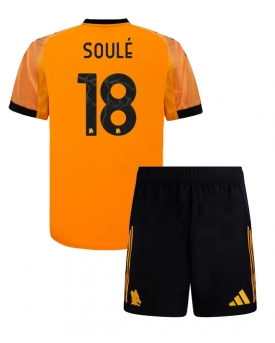 AS Roma Matias Soule #18 Maglia Gara Trasferta Repliche 2025-26 Bambino Maniche Corte